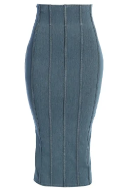 JLUXLABEL NAT LIV x Denim Eliana Skirt Set