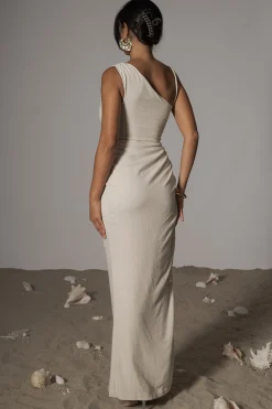 JLUXLABEL Natural Dreaming Of Summer Linen Dress