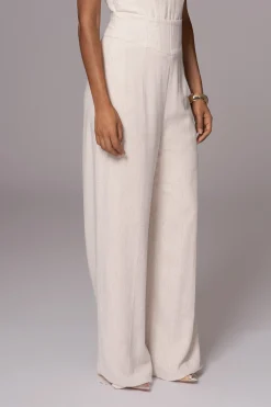 JLUXLABEL Natural Explorer Linen Pants