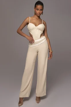 JLUXLABEL Natural Horizon Linen Corset