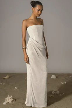 JLUXLABEL Natural Journey Linen Maxi Dress