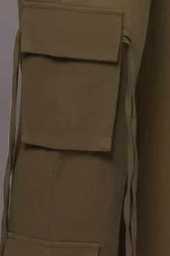 JLUXLABEL Olive Better Half Linen Utility Pants