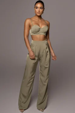 JLUXLABEL Olive Candice Trousers