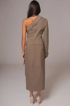 JLUXLABEL Olive City Life Cargo Skirt