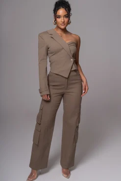 JLUXLABEL Olive Double Take Cargo Pants