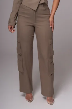JLUXLABEL Olive Double Take Cargo Pants