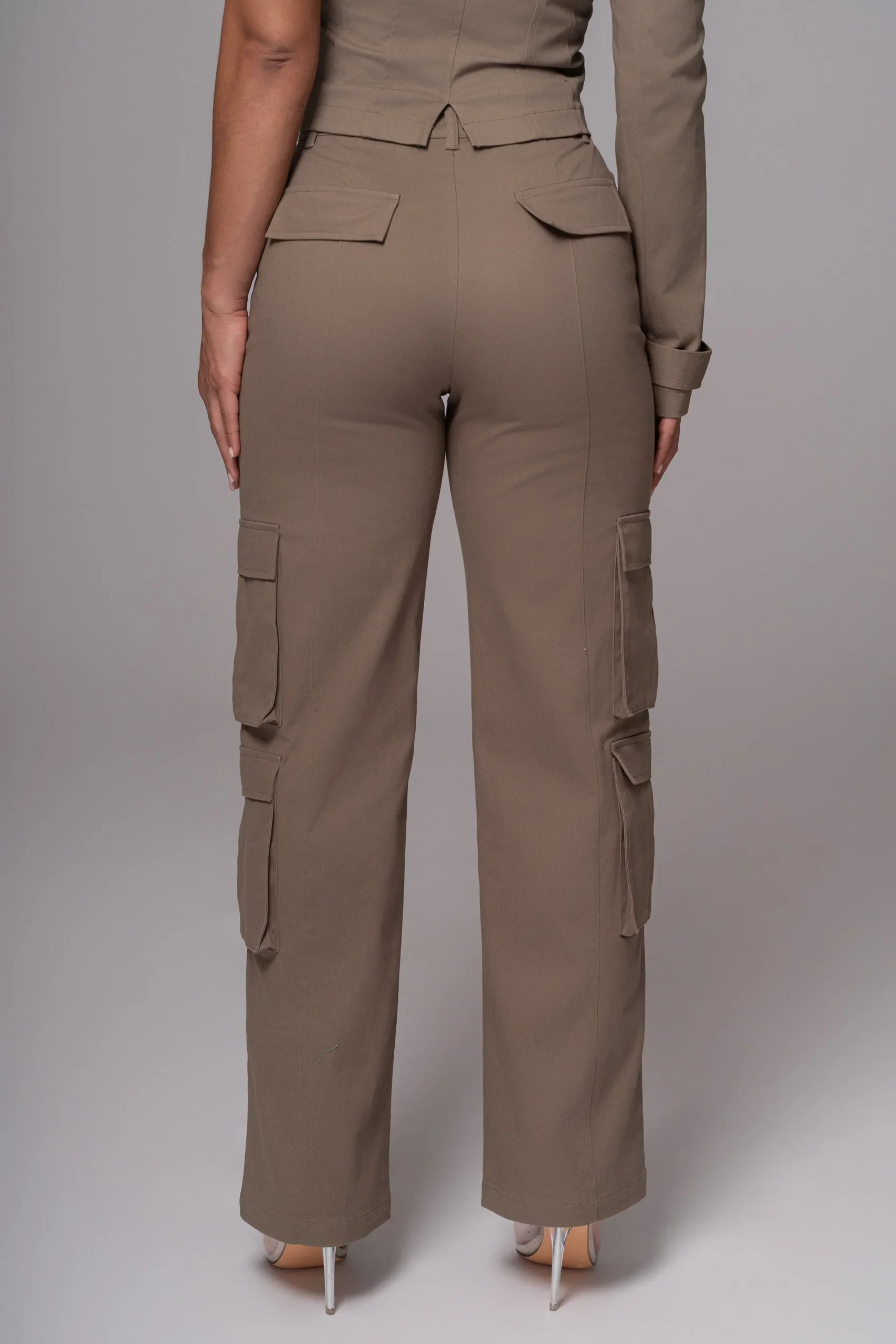 JLUXLABEL Olive Double Take Cargo Pants