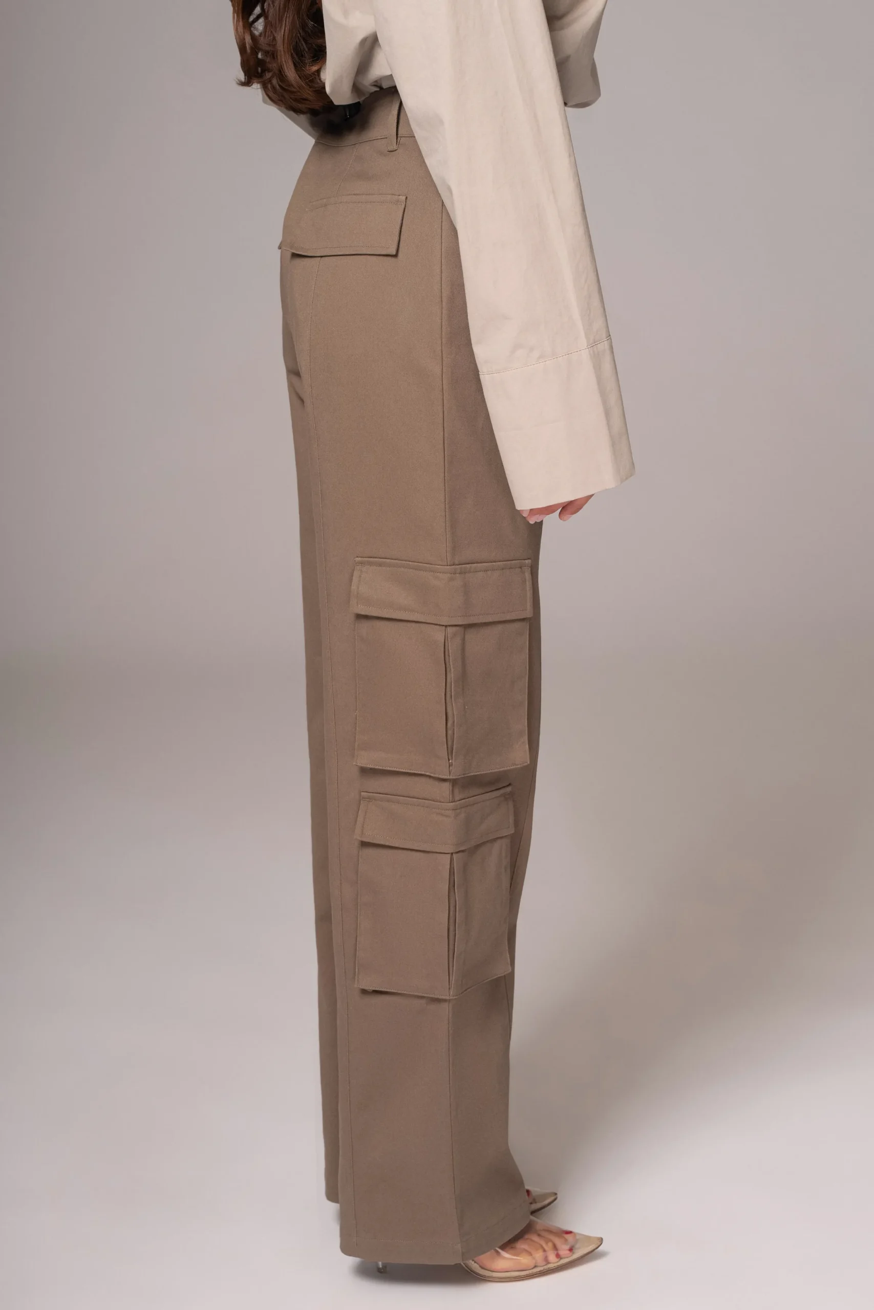 JLUXLABEL Olive Double Take Cargo Pants