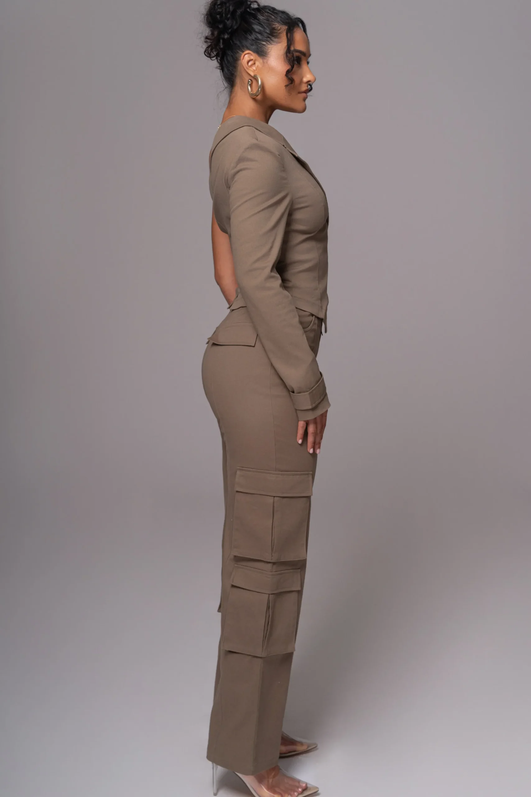 JLUXLABEL Olive Double Take Cargo Pants