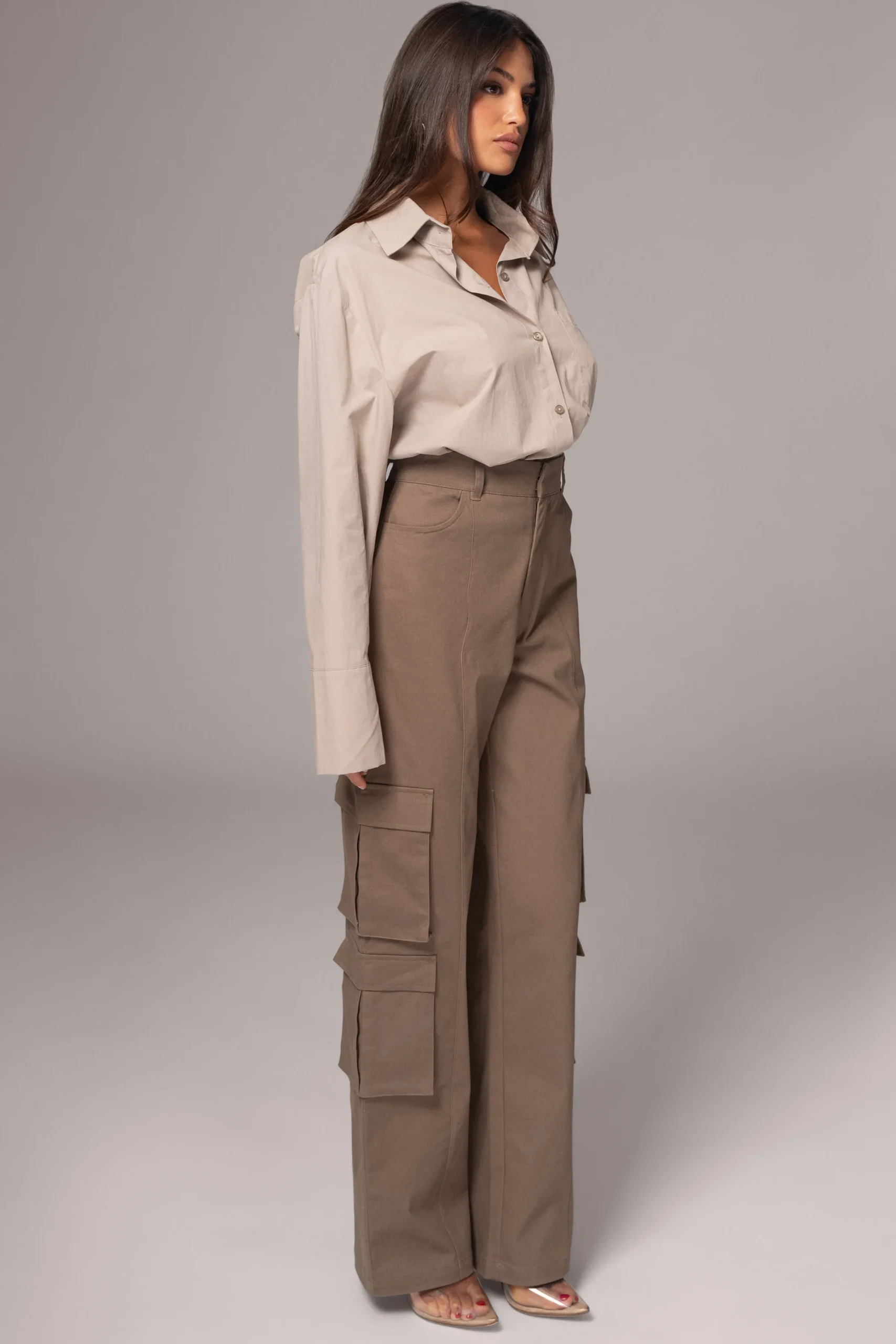 JLUXLABEL Olive Double Take Cargo Pants