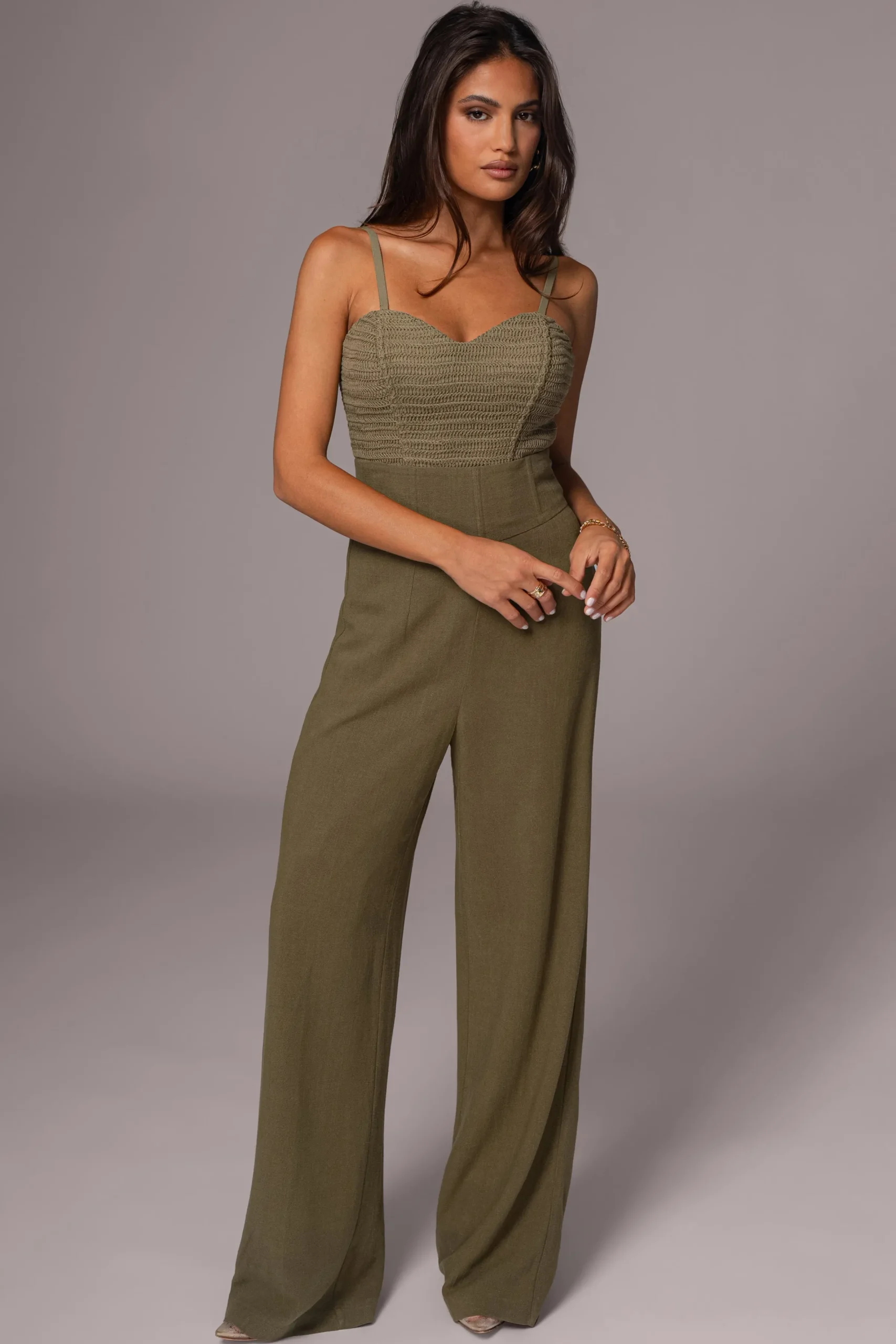 JLUXLABEL Olive Lila Bustier
