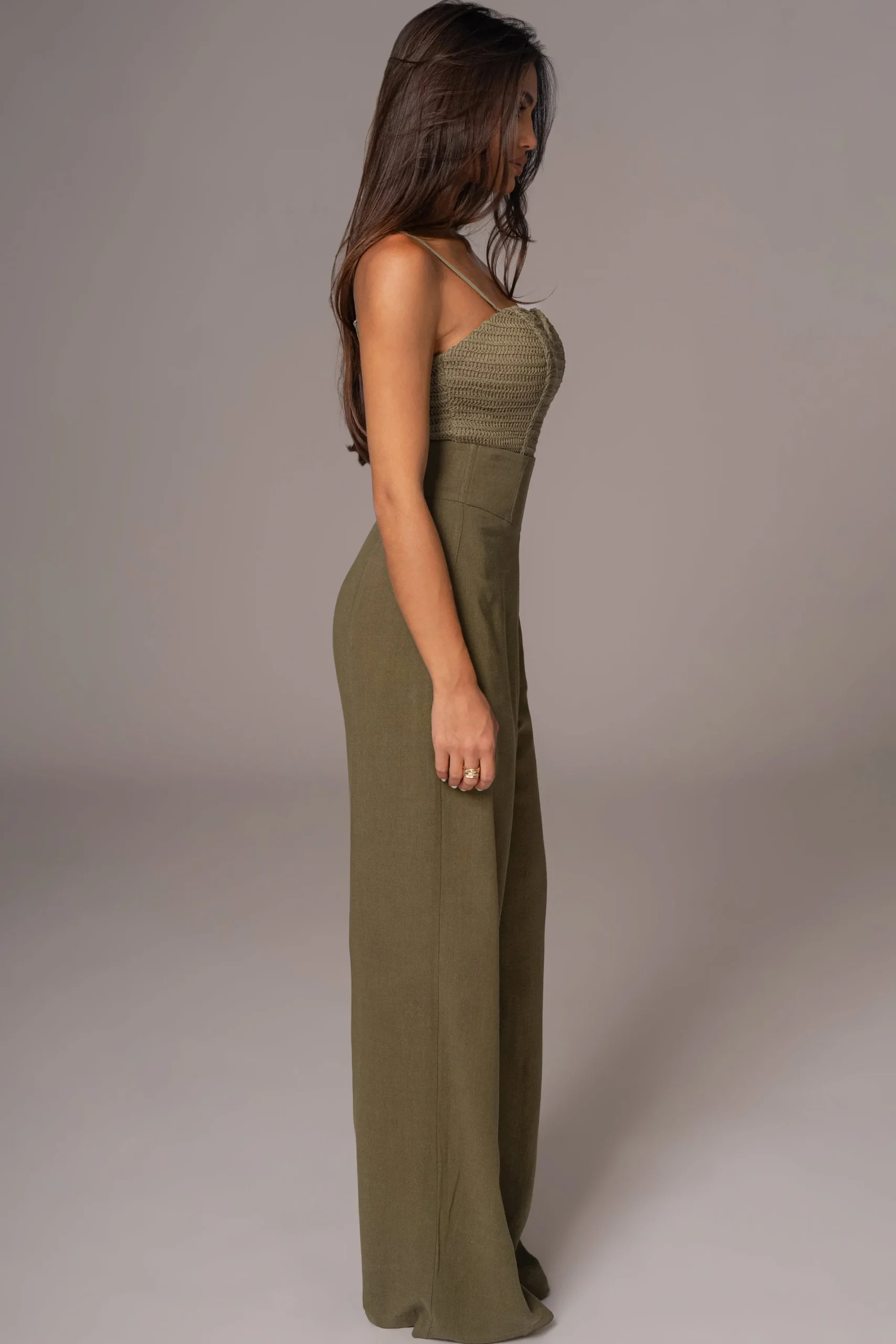 JLUXLABEL Olive Lila Bustier