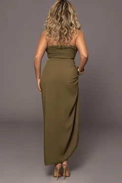 JLUXLABEL Olive Sahara Dress