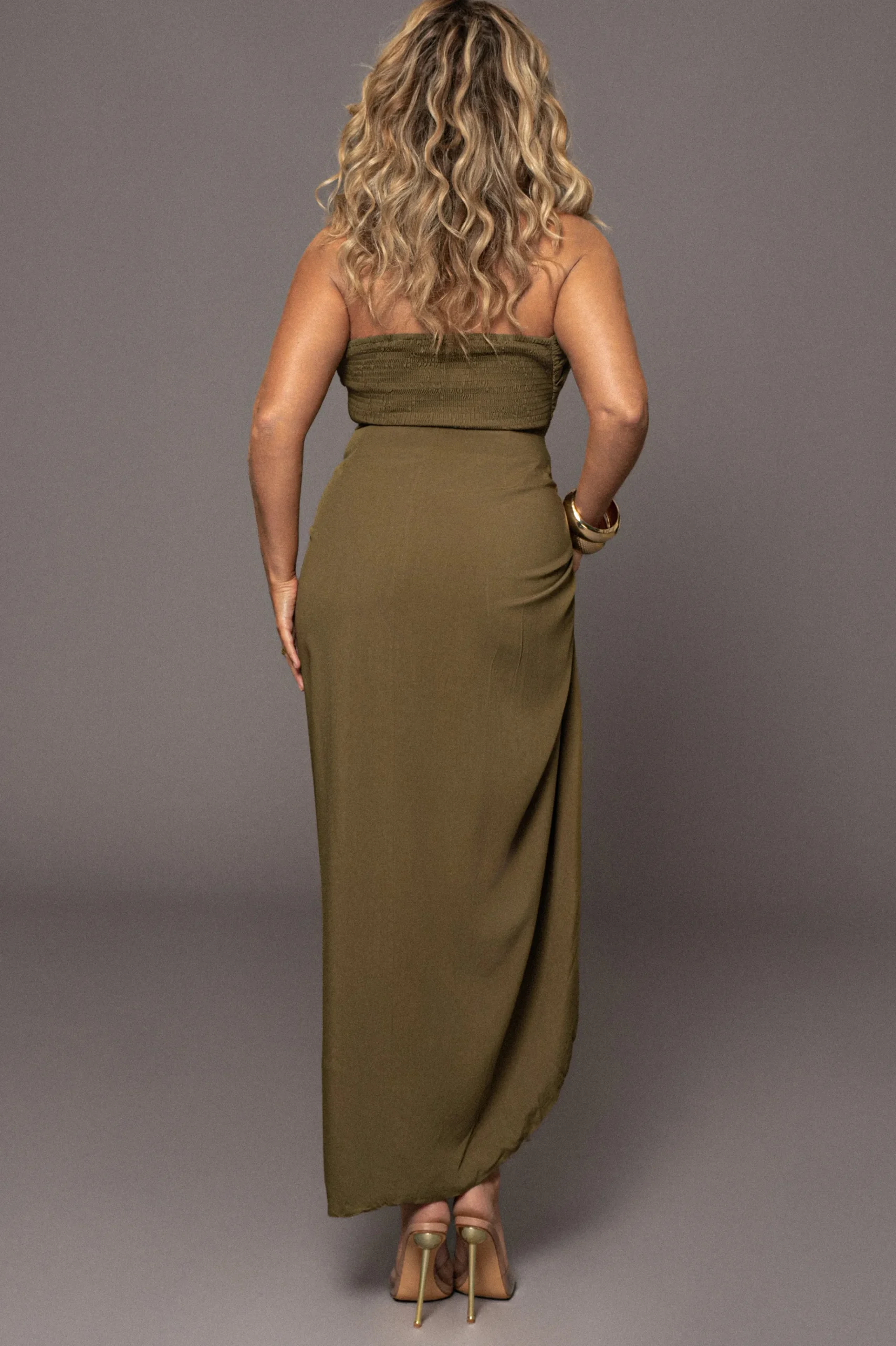 JLUXLABEL Olive Sahara Dress