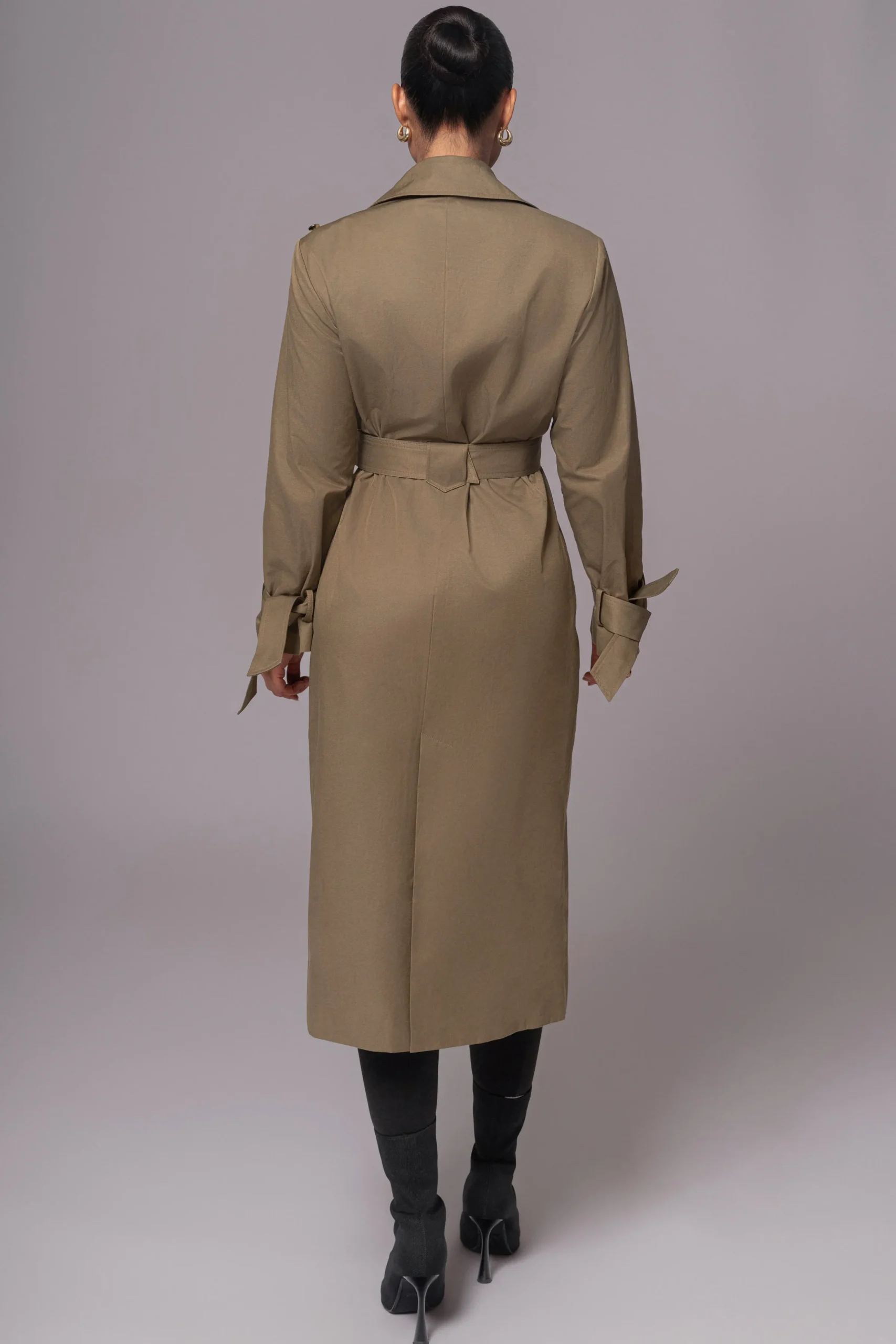 JLUXLABEL Olive The Classic Trench Coat
