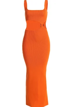 JLUXLABEL Orange Time After Time Dress