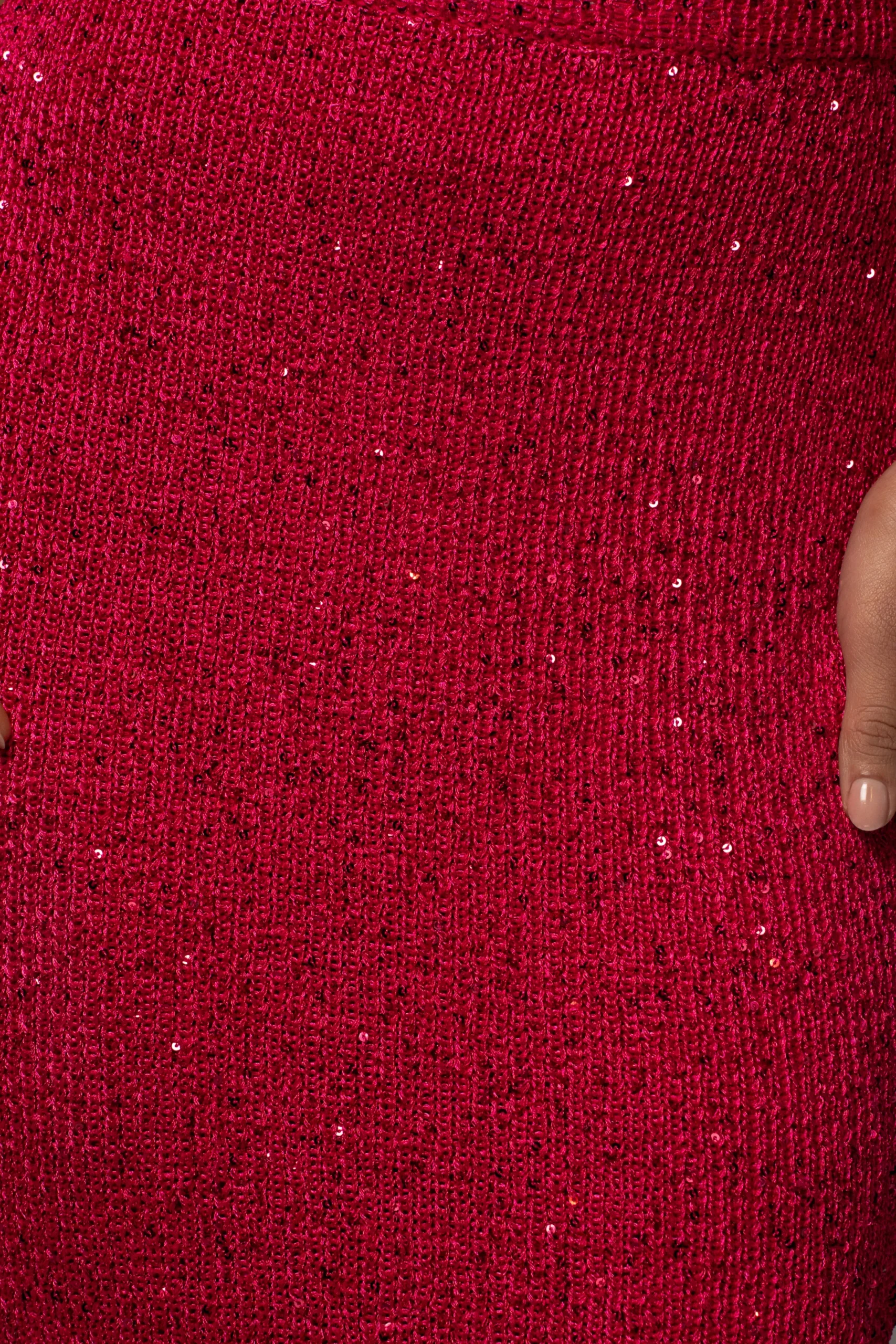 JLUXLABEL Pink Palace Sequin Skirt Set