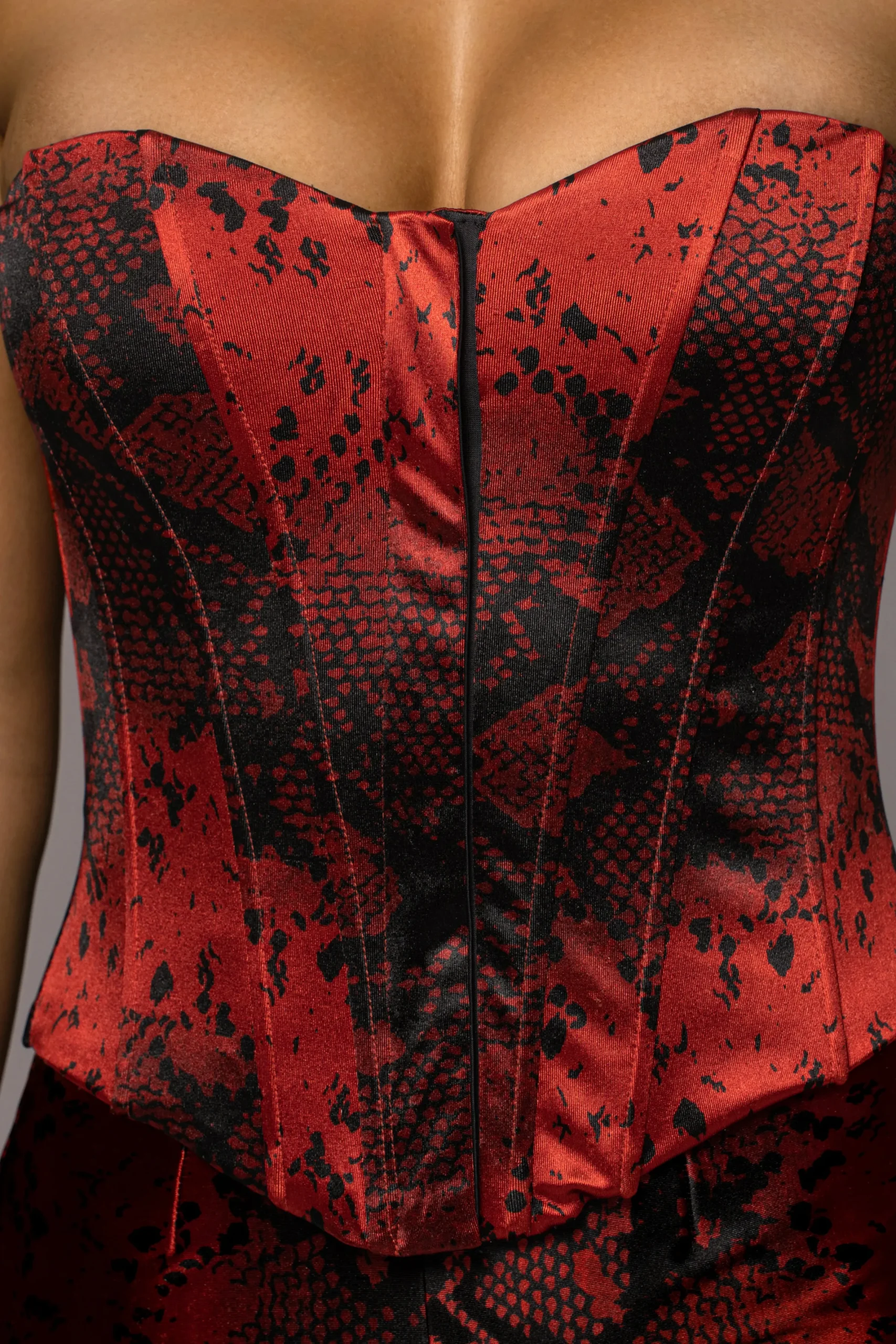 JLUXLABEL Red Stay the Night Corset
