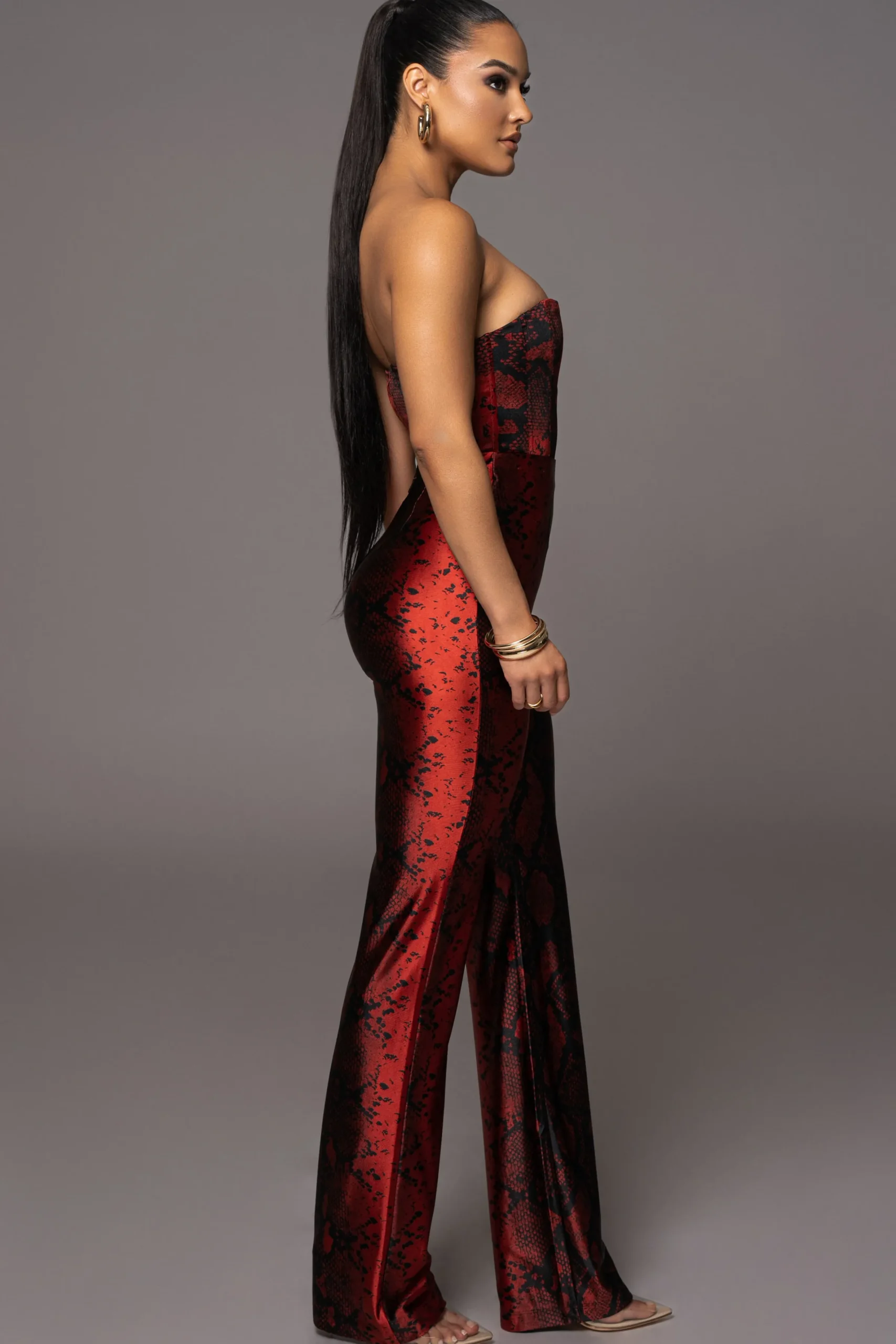 JLUXLABEL Red Stay the Night Corset