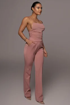 JLUXLABEL Rose Destrie Ruched Bodysuit