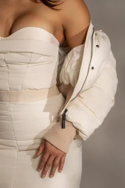 JLUXLABEL Stassie Ribbed Jacket