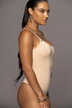 JLUXLABEL Tan Journey Bodysuit