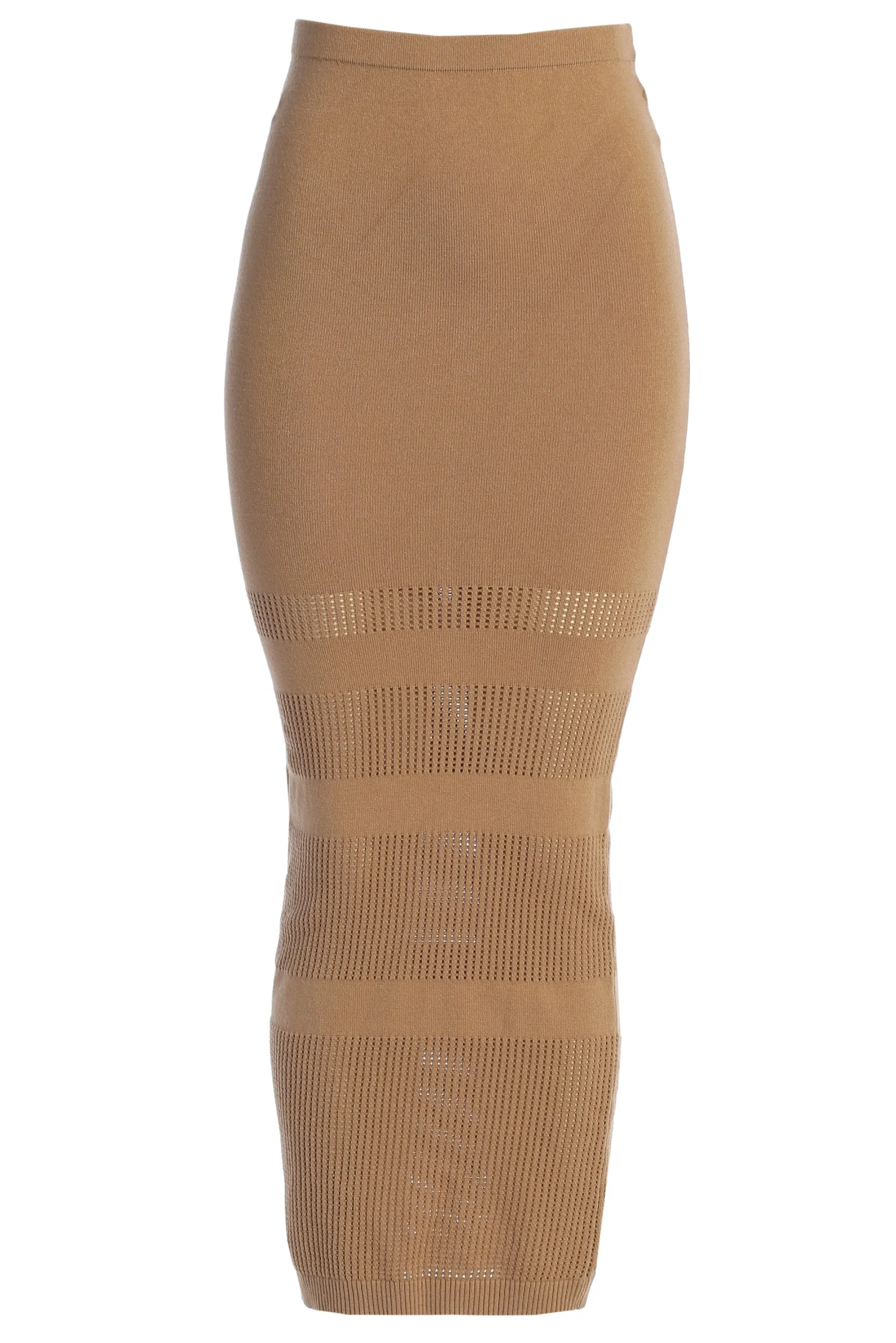 JLUXLABEL Tan Lina Knit Maxi Skirt