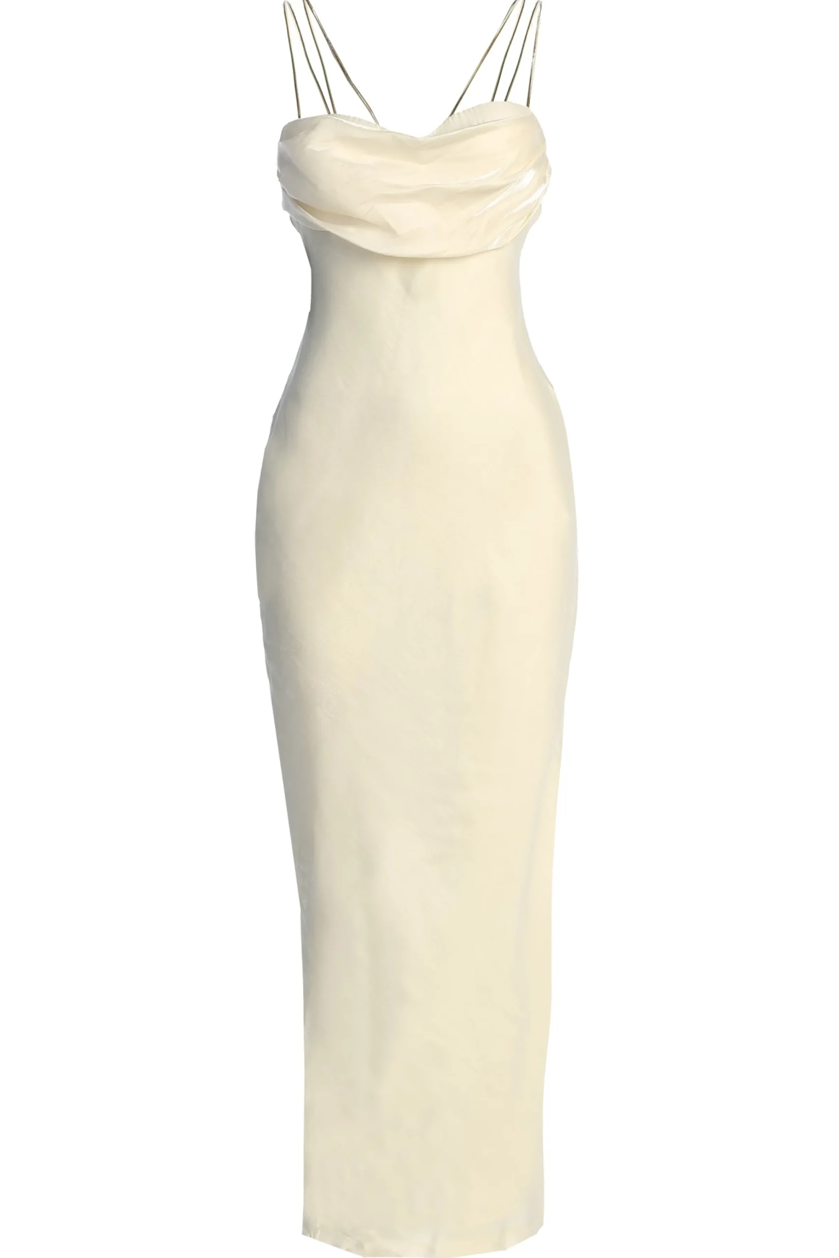 JLUXLABEL White Iridescent Visions Of You Dress