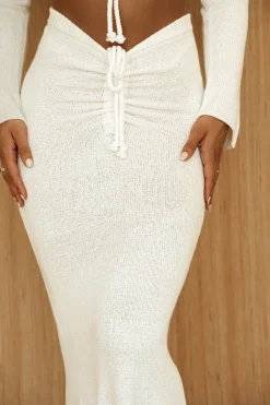 JLUXLABEL White Resort Two-Piece Skirt Set