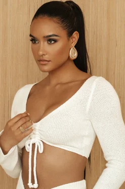 JLUXLABEL White Resort Two-Piece Skirt Set