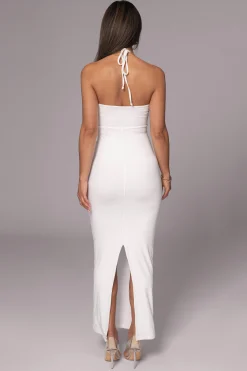 JLUXLABEL White Secret Bloom Maxi Dress