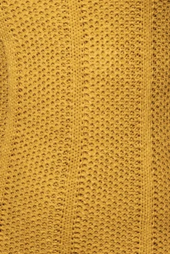 JLUXLABEL Yellow Cabana Views Crochet Dress